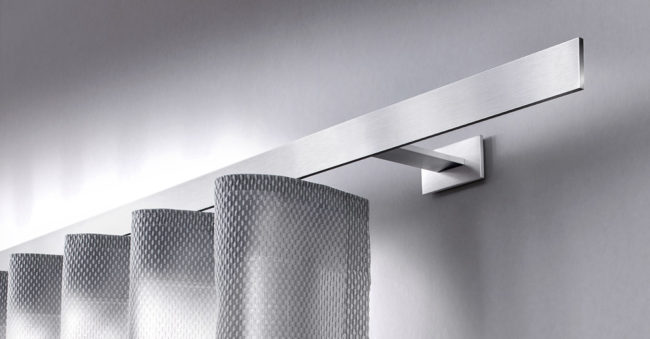 Moderne Gardienenhalterungen