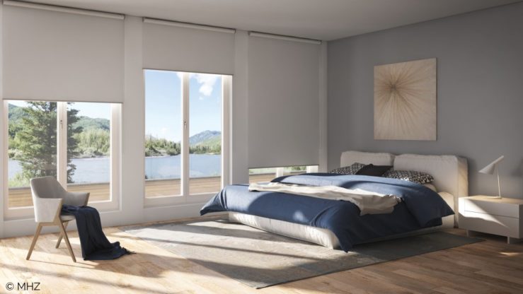 Verdunkelungs-Rollo Schlafzimmer MHZ